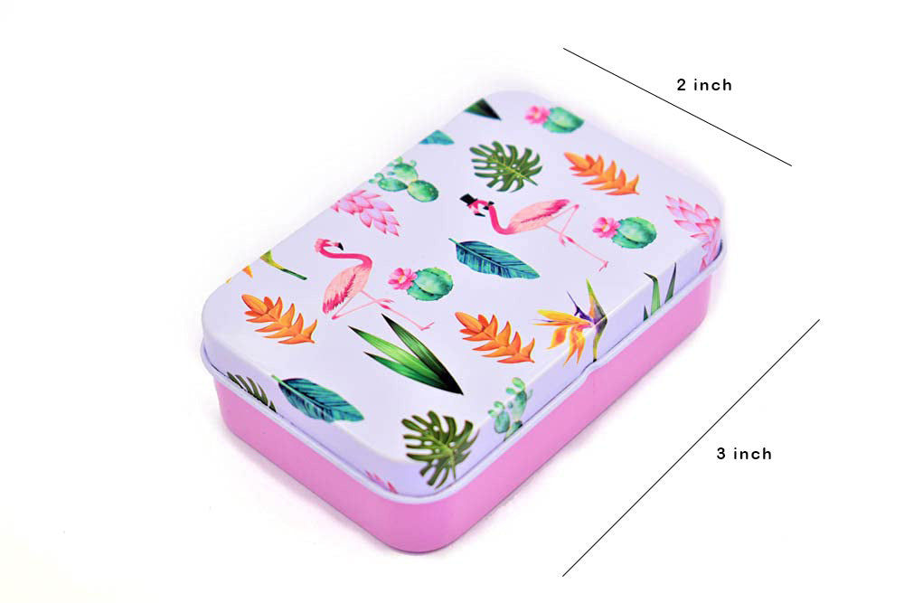 Mini Flamingo Tin Box - The Umbrella store