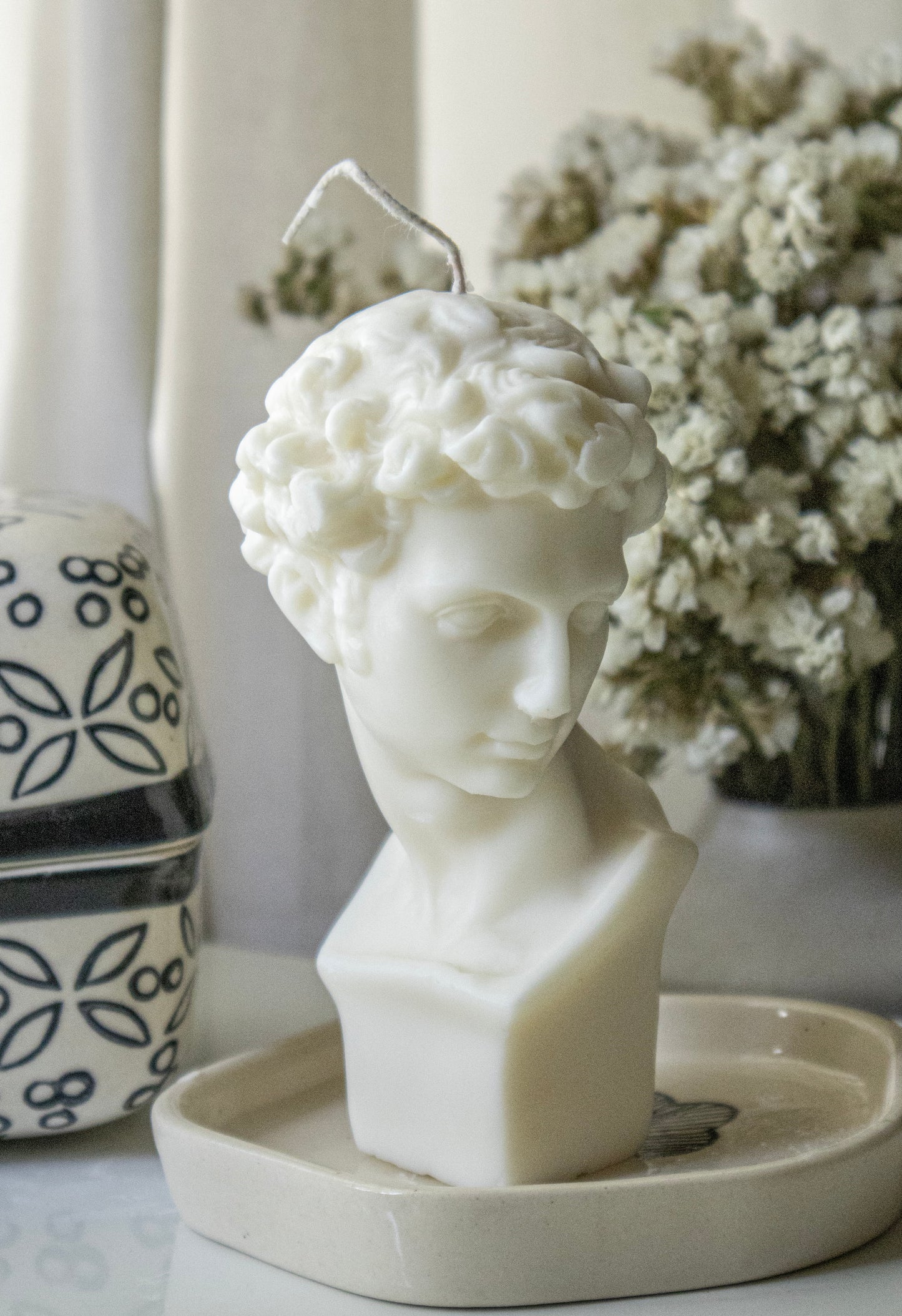 Apollo Greek Sculpture Candle