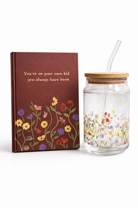 The Eras Piano Garden Combo – Journal & Glass Tumbler