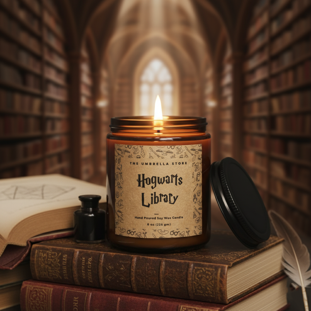 Hogwarts Library Scented Candle- Harry Potter Series