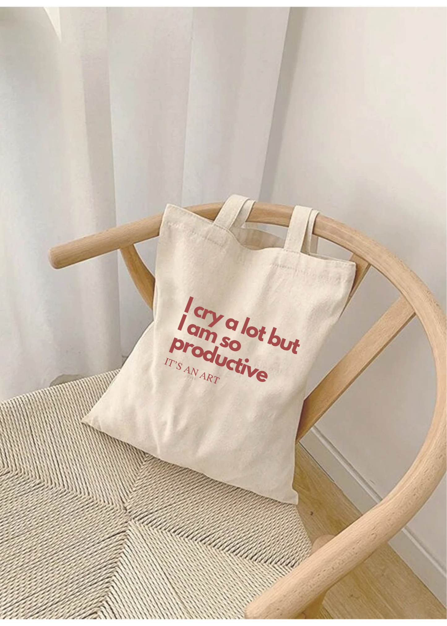 I cry a lot but I am so productive | Taylor swift Tote bag - ICDIWABH
