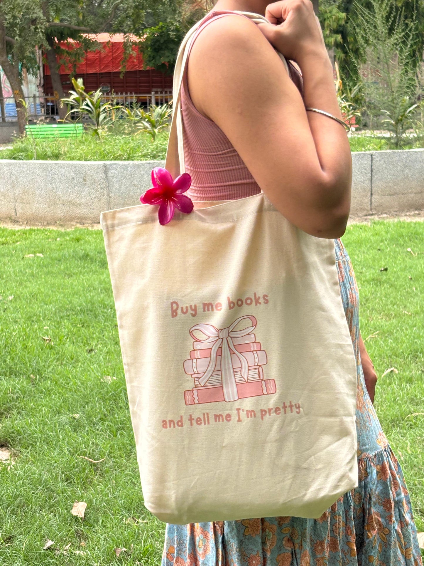 Buy me books tote bag | aesthetic tote bag