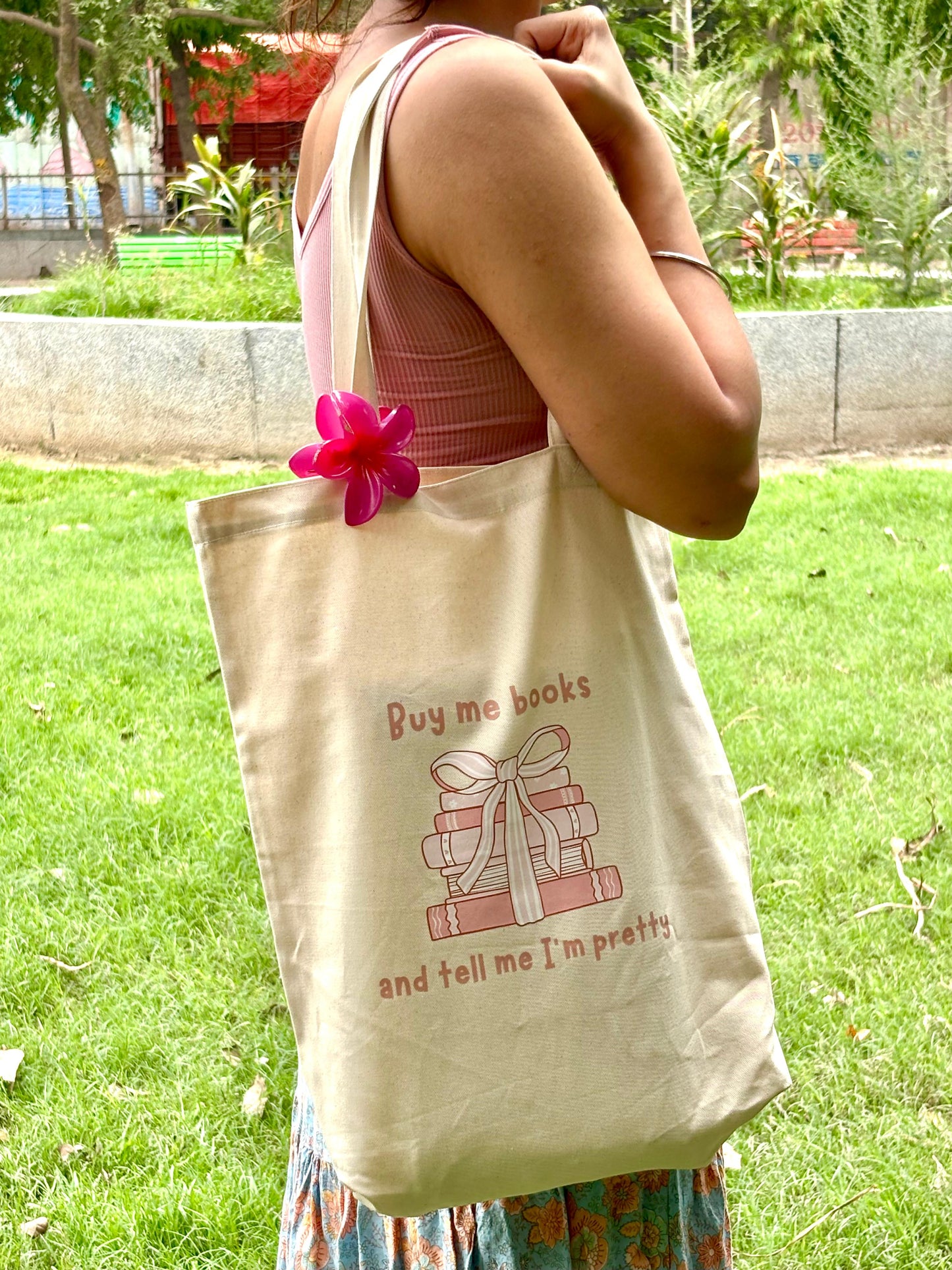 Buy me books tote bag | aesthetic tote bag