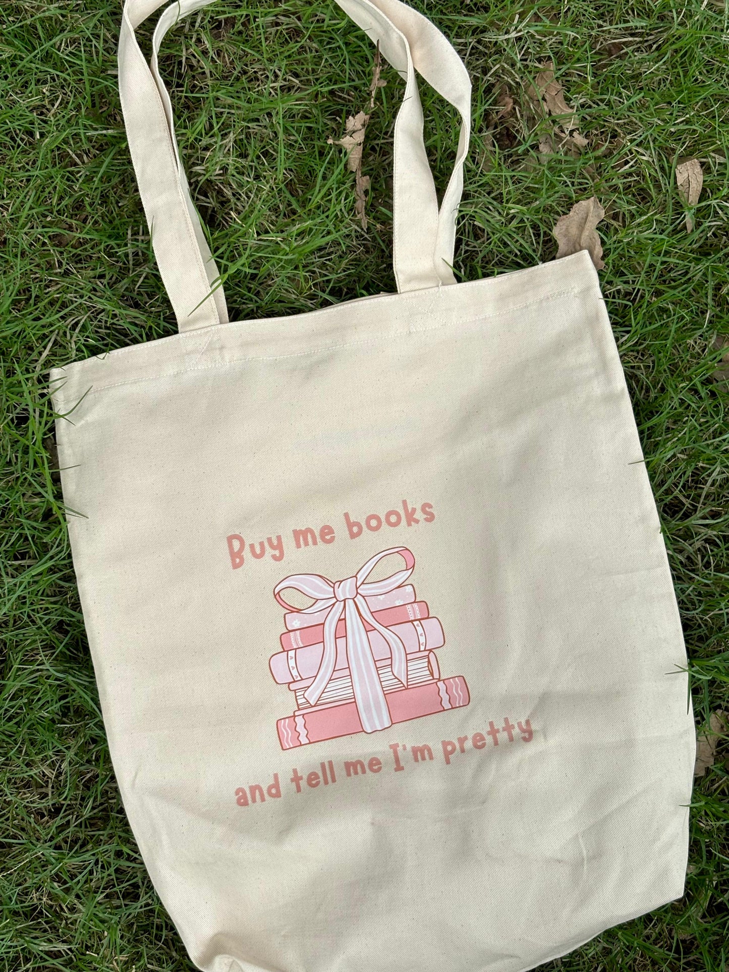 Buy me books tote bag | aesthetic tote bag