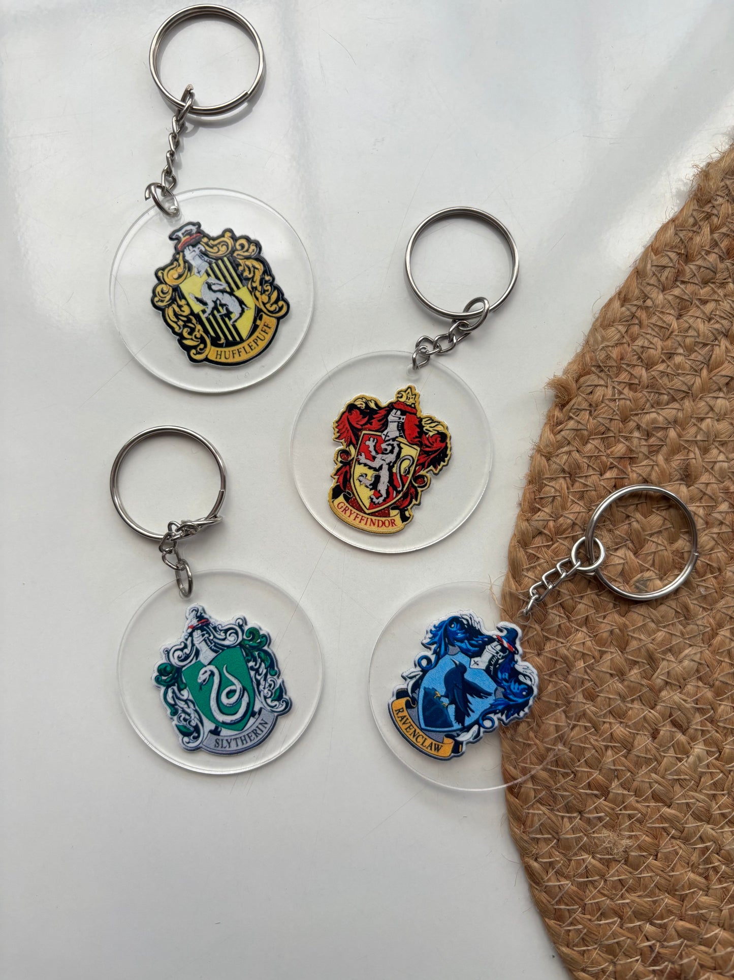 Harry Potter Keychain | Hogwarts House keychain -1pc