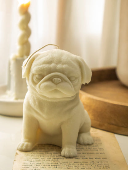 Puppy candle- Pug