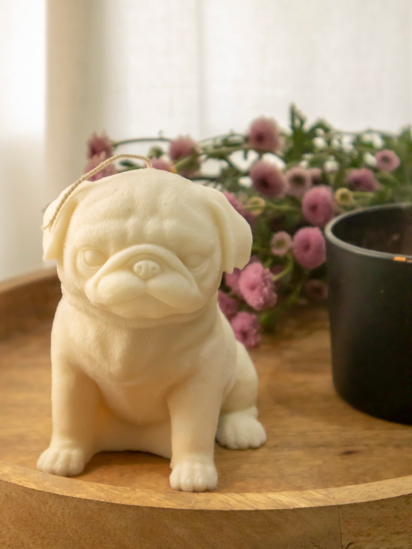 Puppy candle- Pug