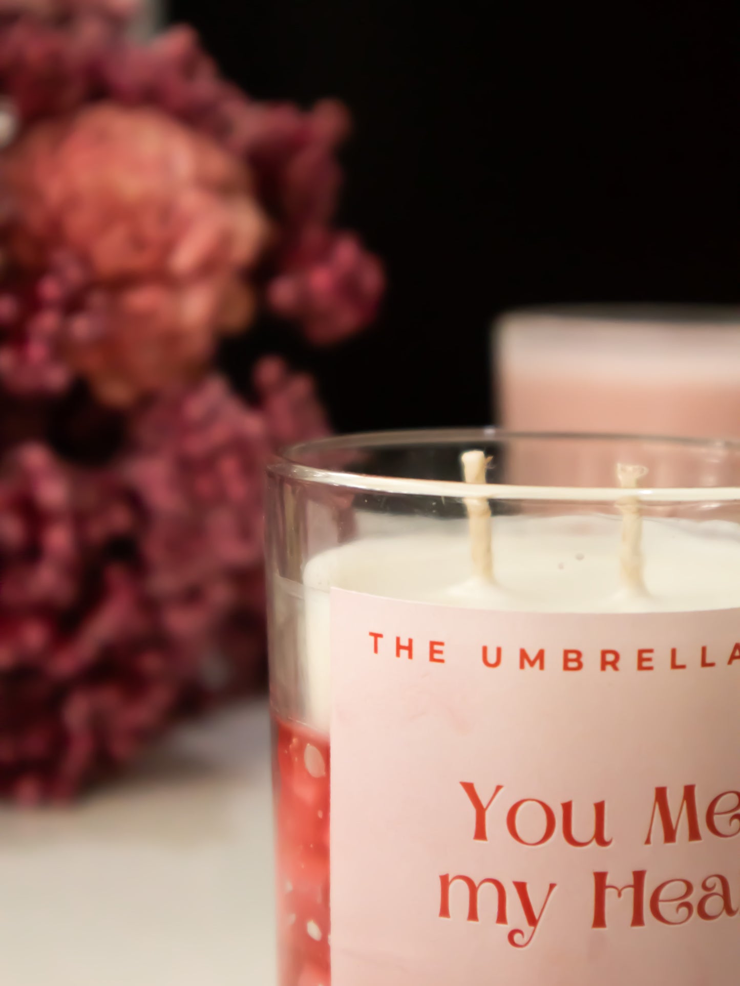 You melt my heart scented candle