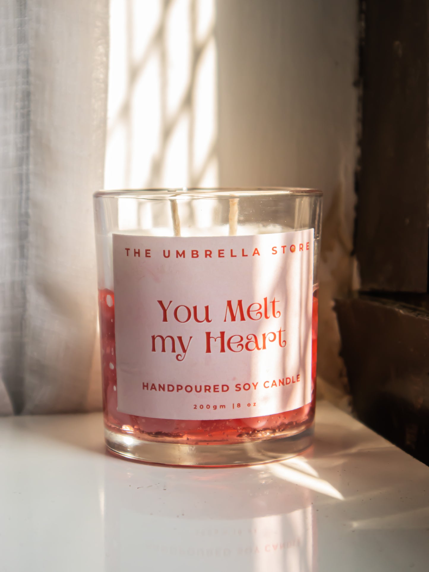 You melt my heart scented candle