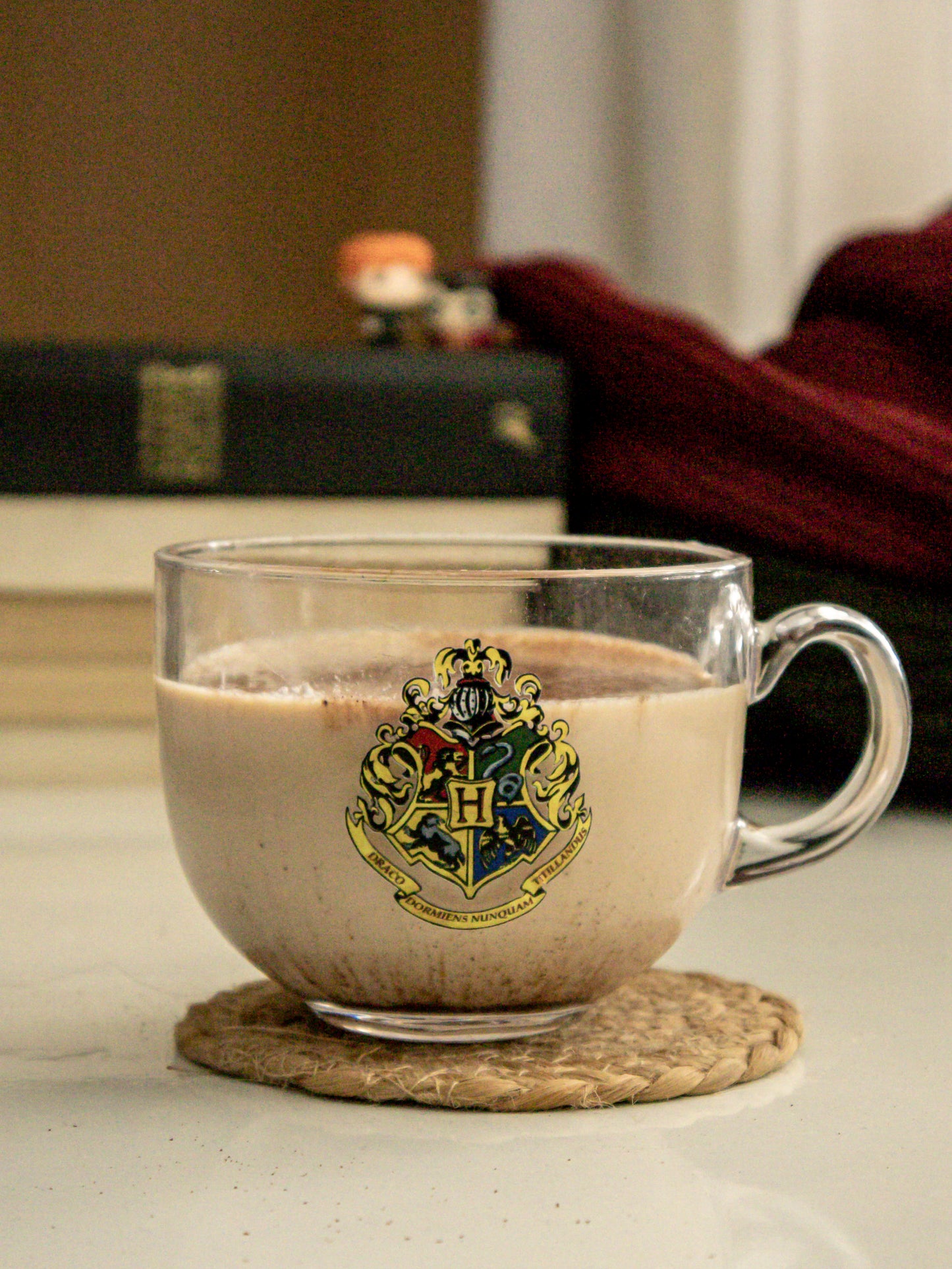 Hogwarts Glass Mug | Harry potter themed glass mug