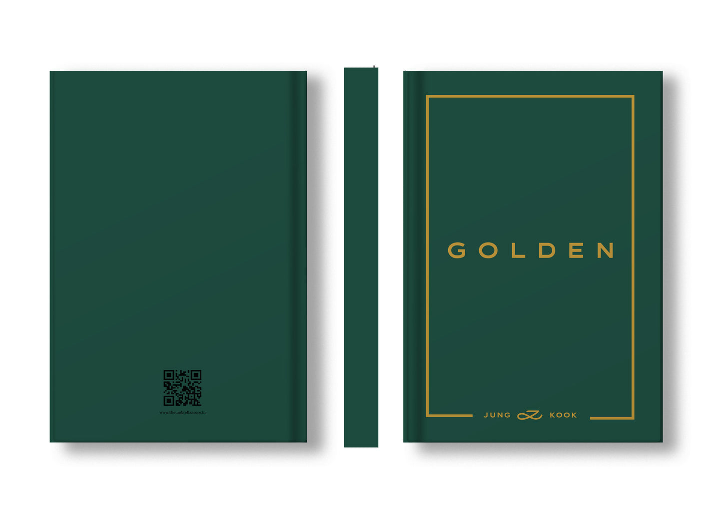GOLDEN Hardcover Journal | BTS Army Journal | BTS Journal- BTS inspired Notebook