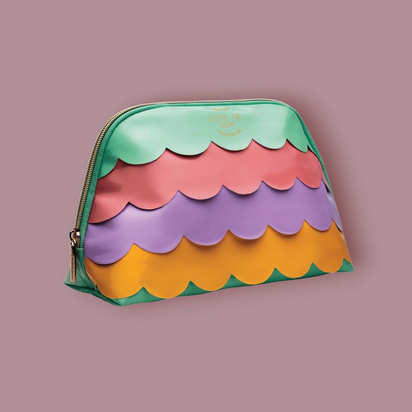 Rainbow Makeup Pouch Women's Zipper Purse