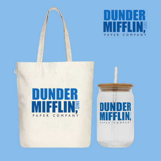 Dunder Mifflin Combo | Dunder Mifflin Tote bag & Tumbler
