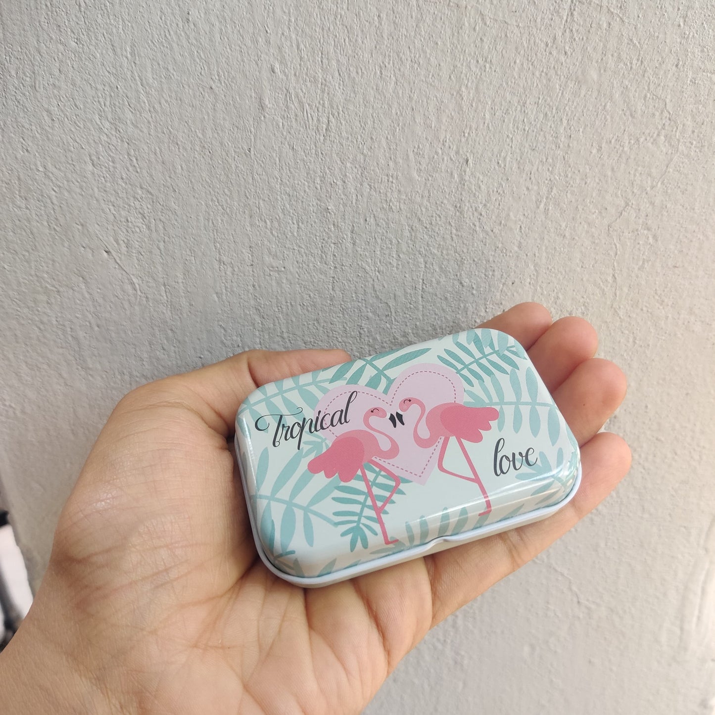 Mini Flamingo Tin Box - The Umbrella store