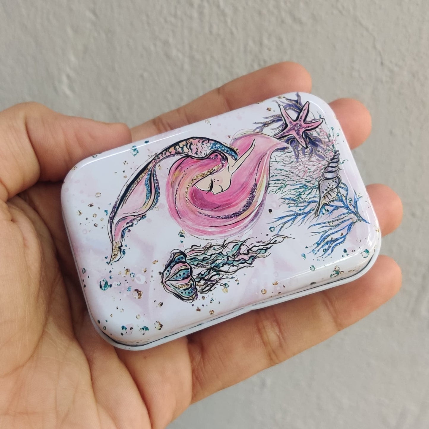 Mini Mermaid Tin box - The Umbrella store