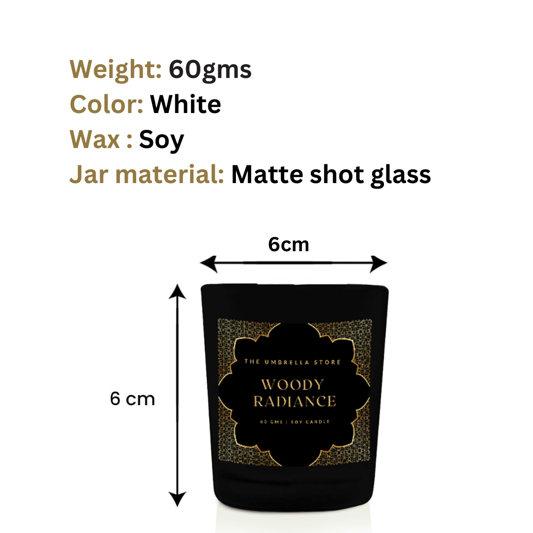 Woody Radiance Scented candle (LIMITED EDITION) - The Umbrella store