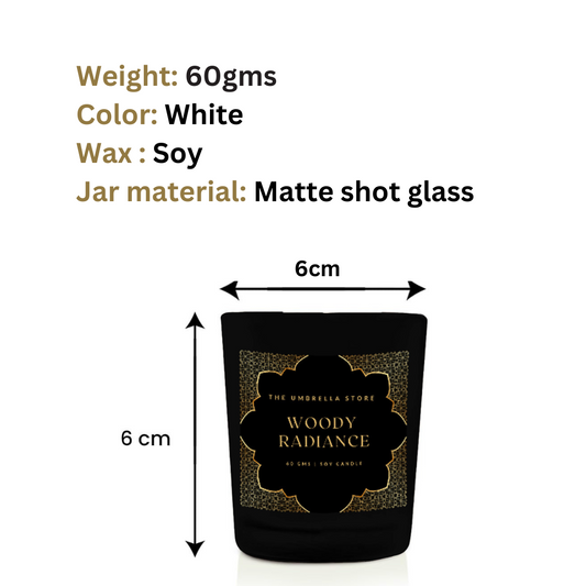Woody Radiance Scented candle (LIMITED EDITION) - The Umbrella store
