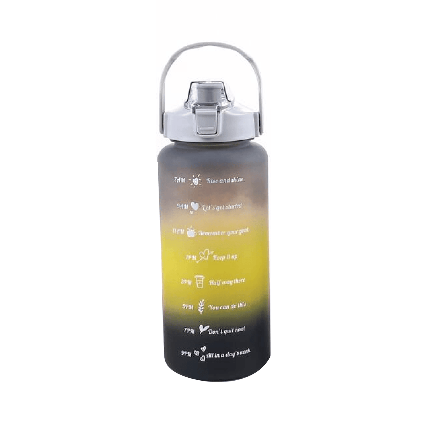 Gradient Color Sipper Water Bottle- Set of 3