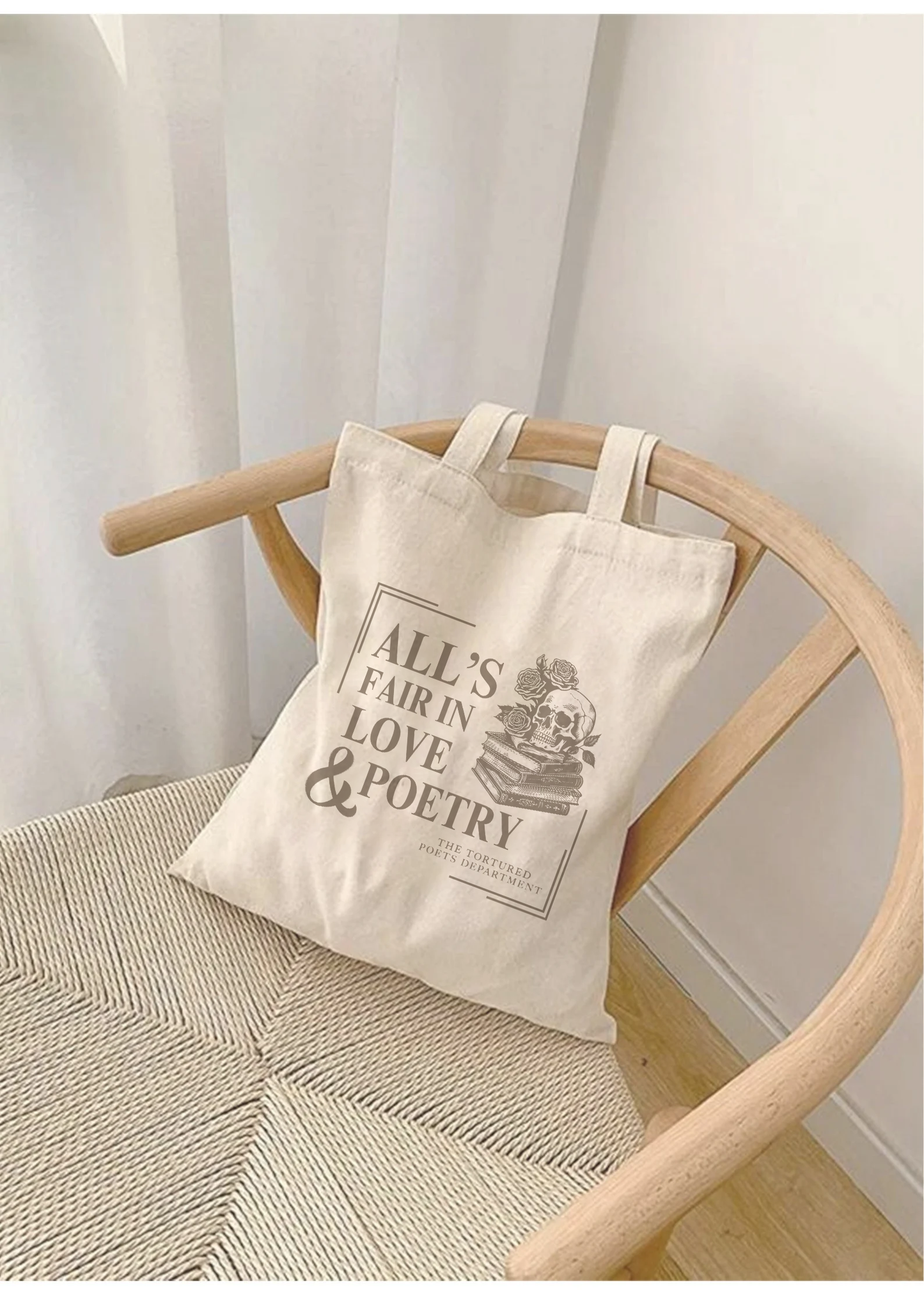 TTPD Taylor swift Tote bag - All's fair in love and poetry