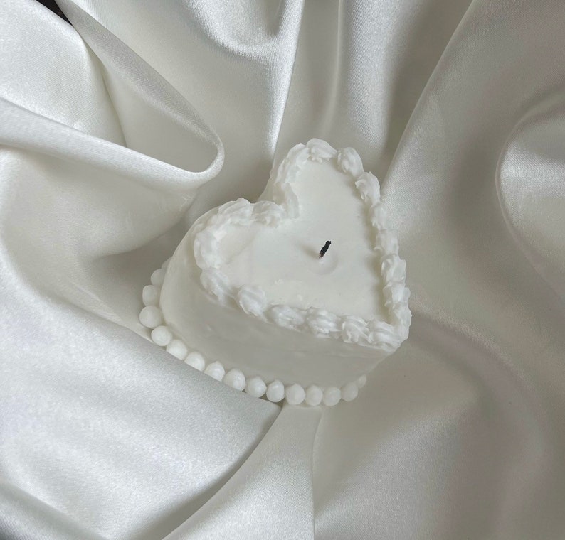 Heart Cake Candle