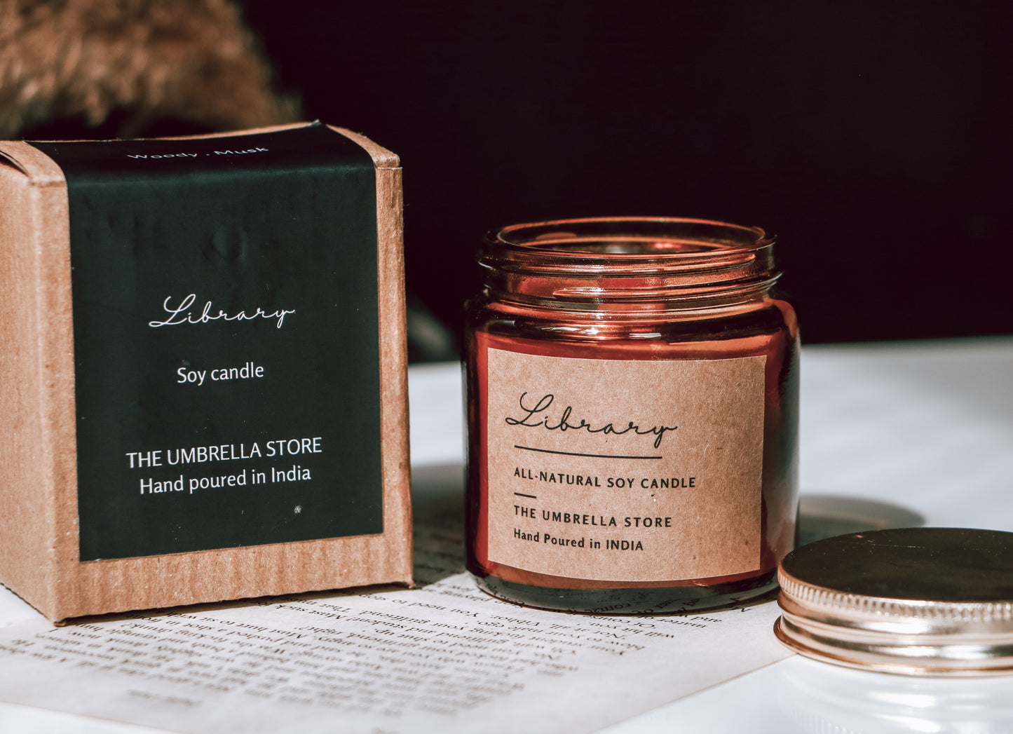 Library Scented candle - The Umbrella store