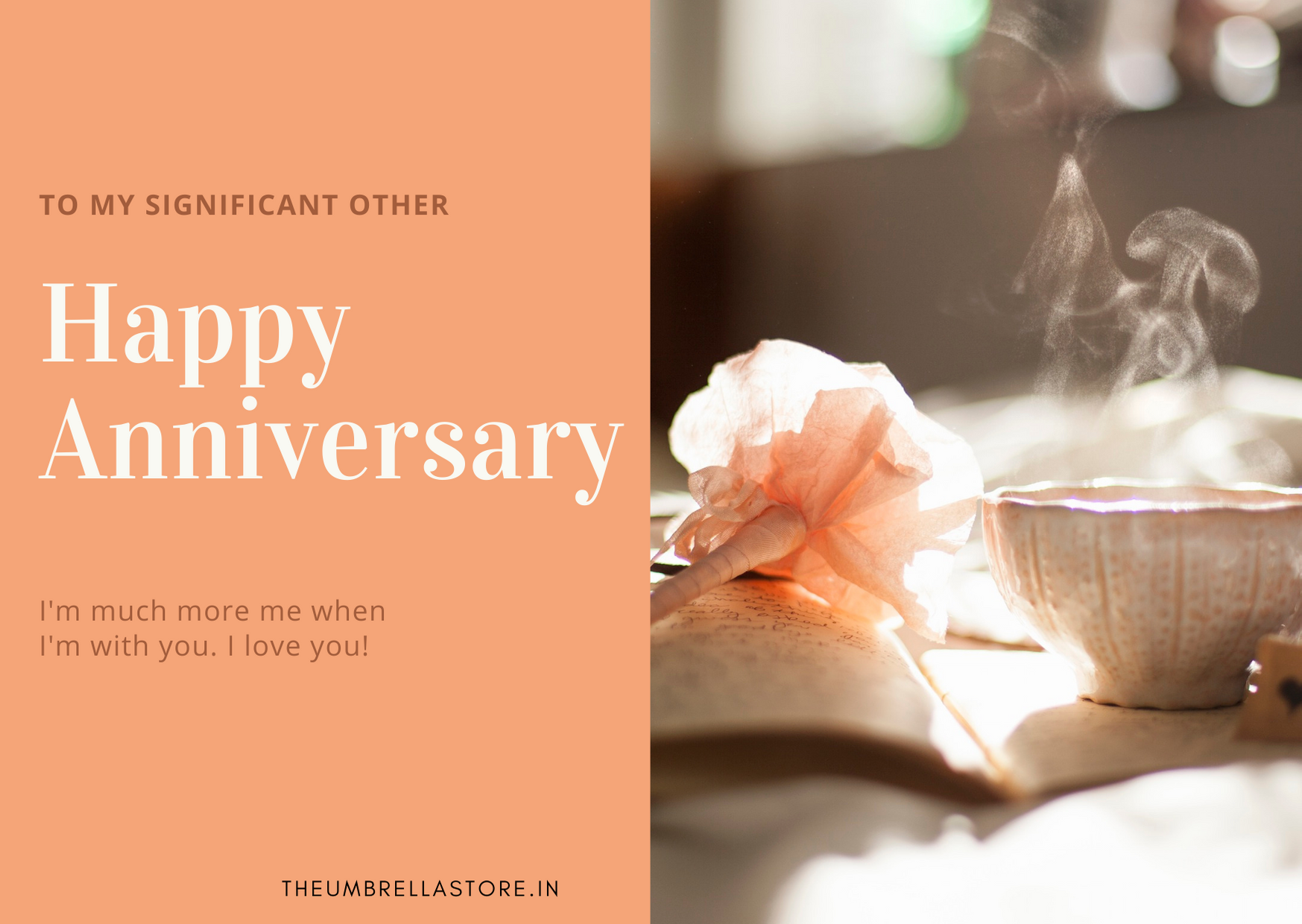 Happy Anniversary Gift Card- The Umbrella Store – The Umbrella store