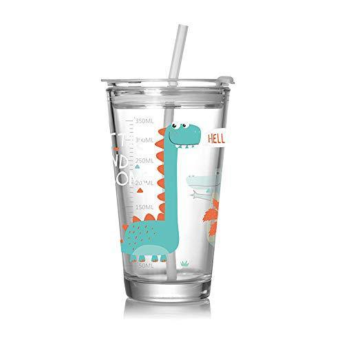 Glass Tumbler with Straw - The Umbrella store