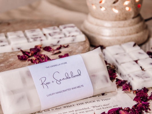 Sandalwood + Rose Snap Bar Wax Melts - The Umbrella store