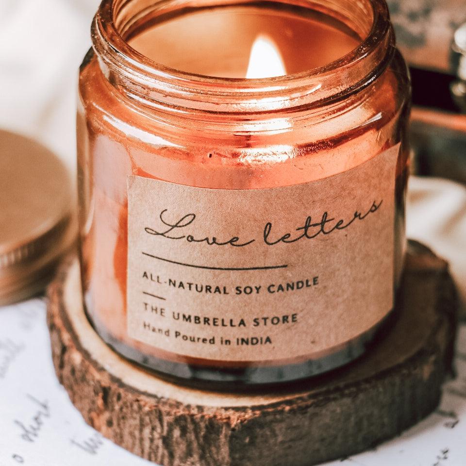 Love letters Scented candle - The Umbrella store