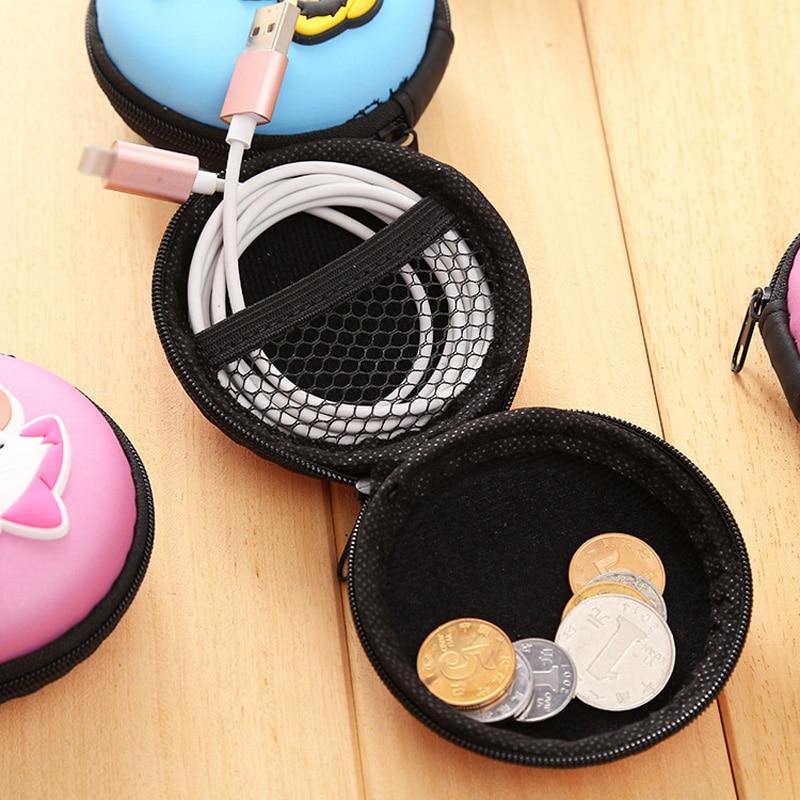 Cartoon Coin purse, Earphone organiser - 1 pc (Assorted) - The Umbrella store
