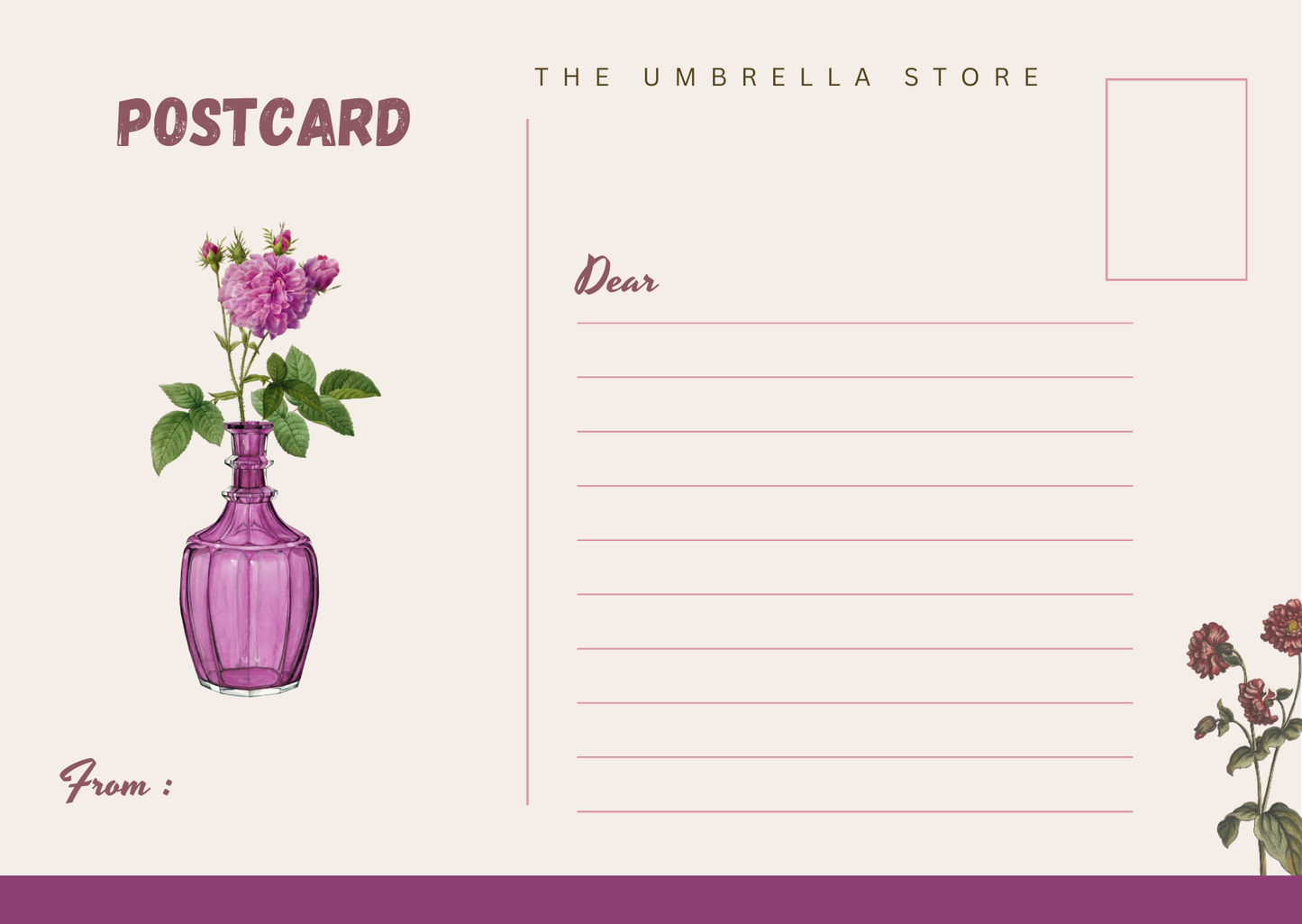 Purple dreams Postcard