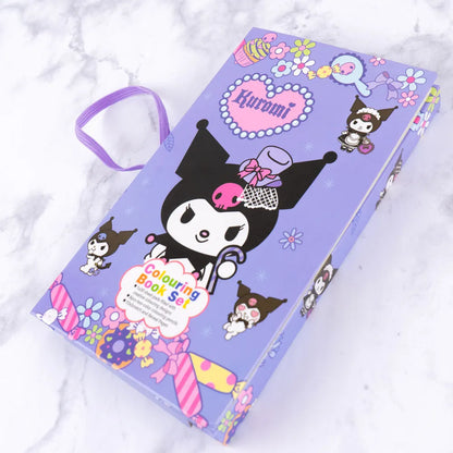 Kuromi Colouring Book Set