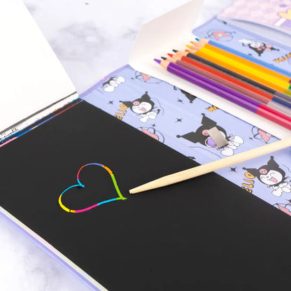 Kuromi Colouring Book Set