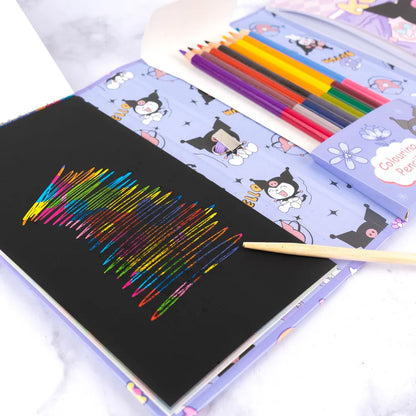 Kuromi Colouring Book Set