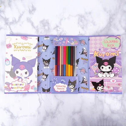 Kuromi Colouring Book Set