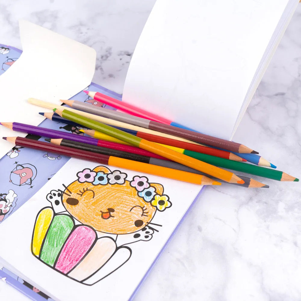 Kuromi Colouring Book Set