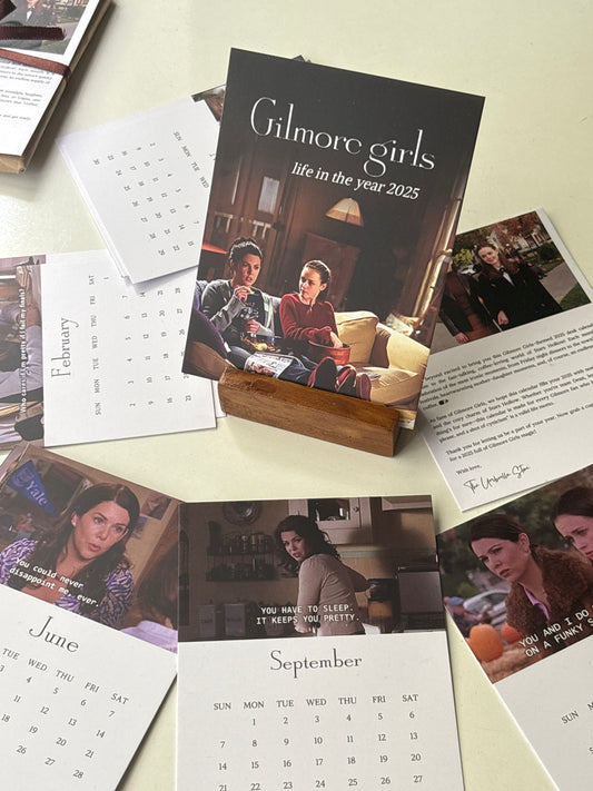 2025 Gilmore girls themed Desk Calendar (LIMITED EDITION)