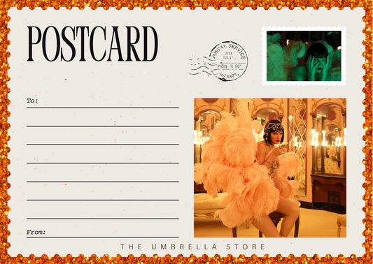 Taylor swift Postcard - The Life Of A Showgirl