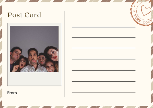 FRIENDS Postcard