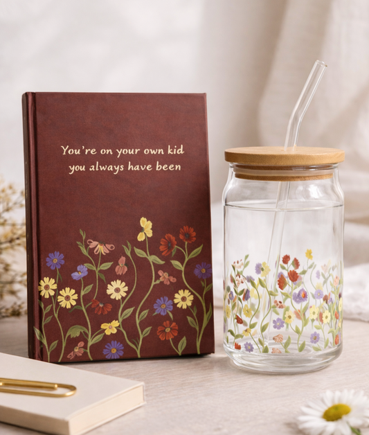 The Eras Piano Garden Combo – Journal & Glass Tumbler