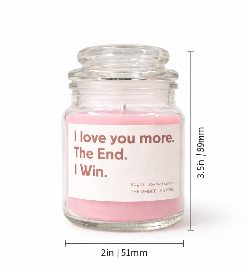 Cheeky Love candles- 80gms | Scented candles- Valentines gift collection