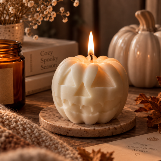 Pumpkin Candle - 1 pc