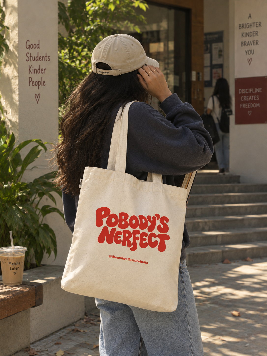 Pobody’s Nerfect Tote Bag | Quirky Canvas Tote