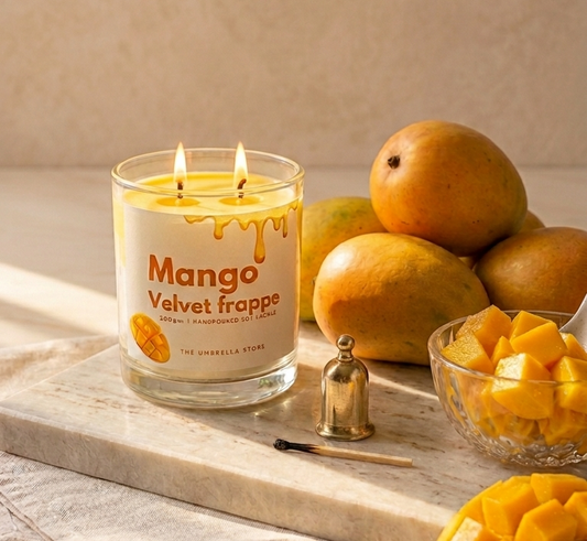 Mango Velvet Frappe | Dessert-Inspired Soy Candle