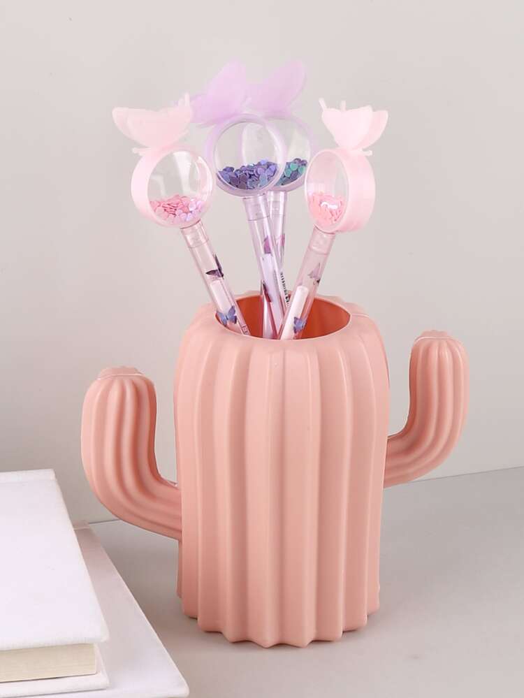 Cactus pen stand