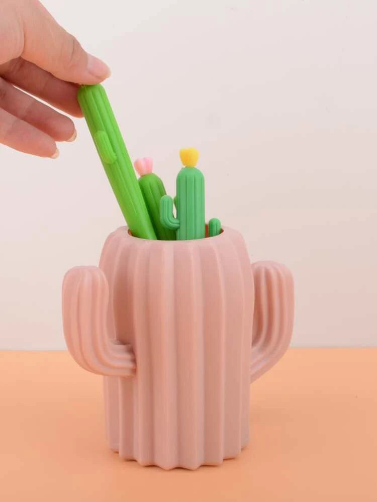Cactus pen stand