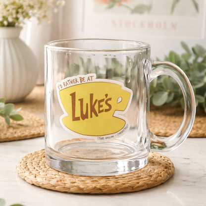 Luke's Glass mug |Gilmore girls themed glass mug
