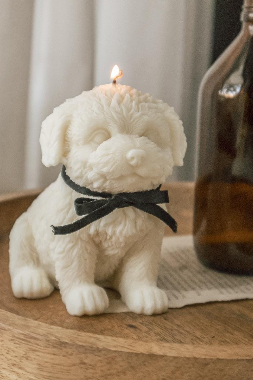 Puppy candle