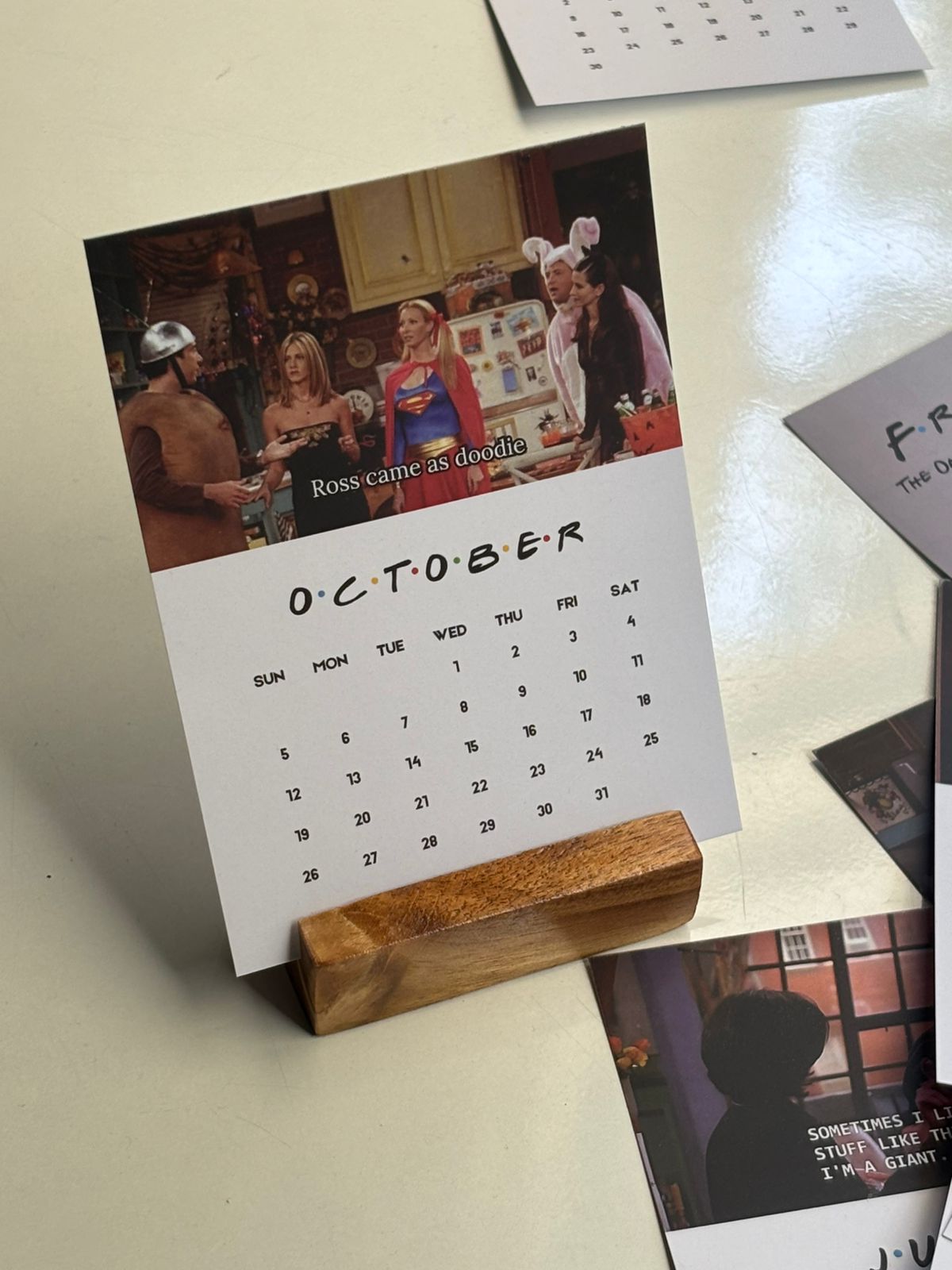 2025 FRIENDS themed Desk Calendar (LIMITED EDITION)