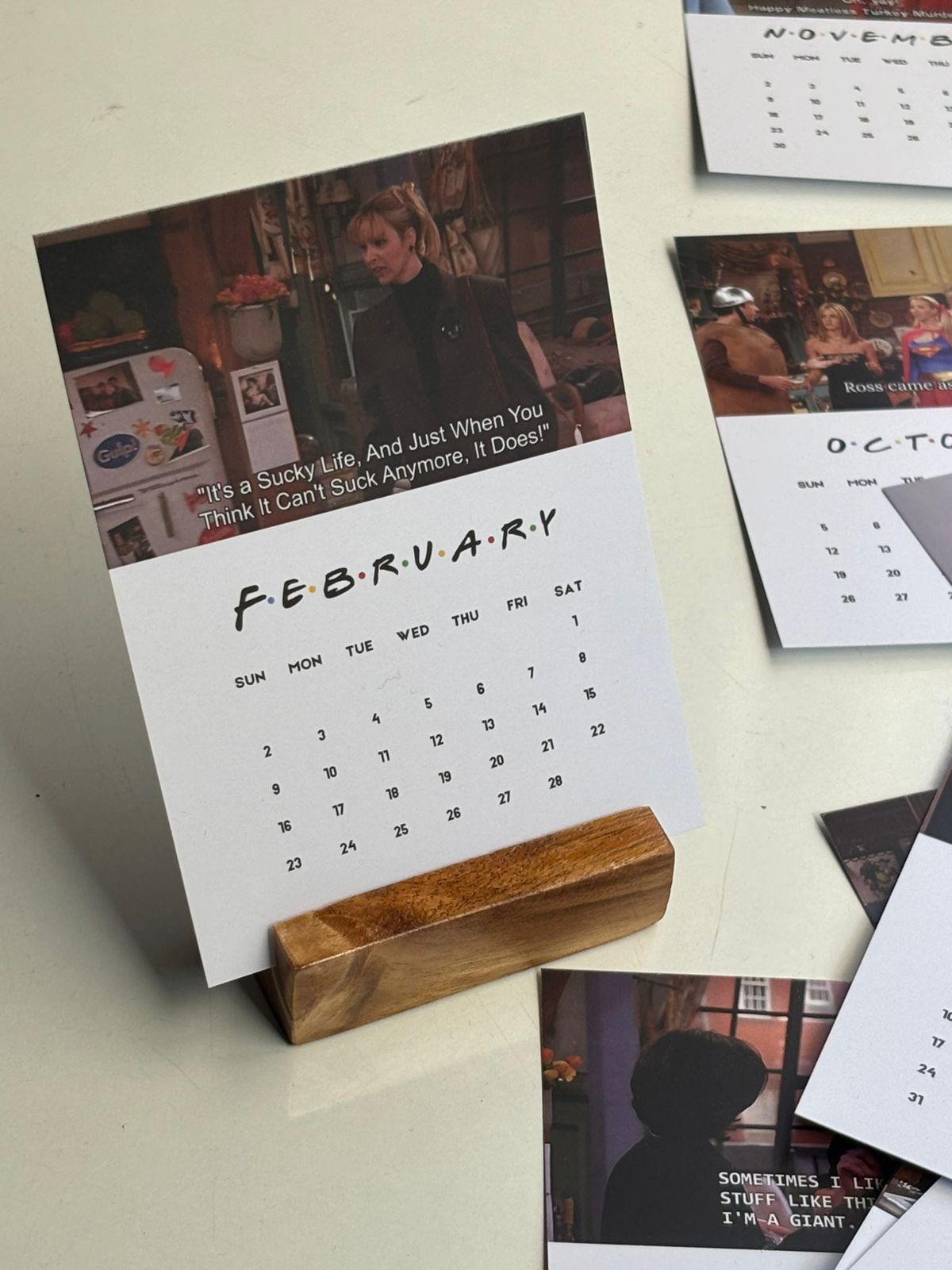 2025 FRIENDS themed Desk Calendar (LIMITED EDITION)